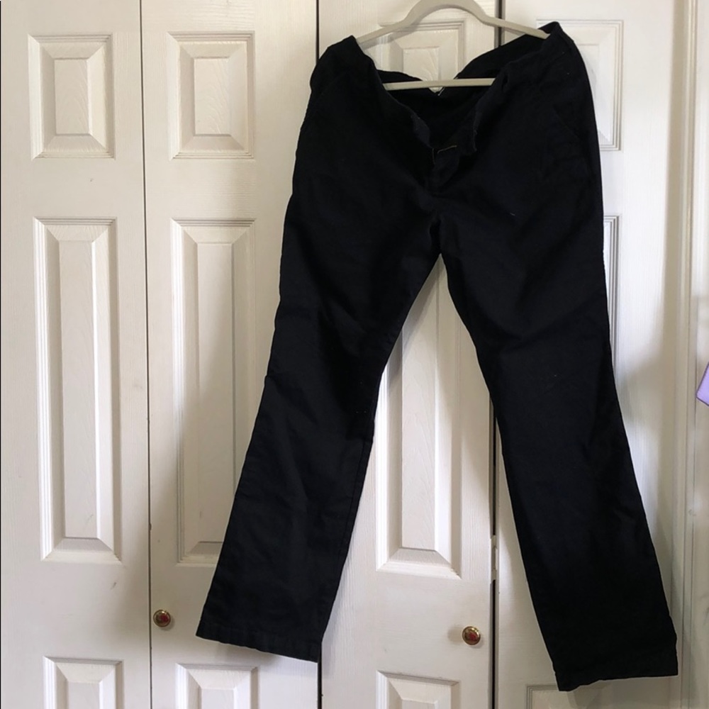 Old navy boot cut black kaki pants